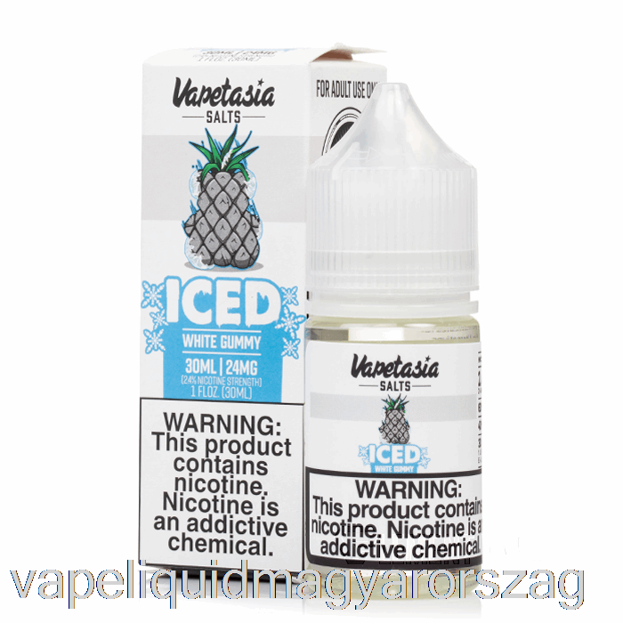 Jeges Fehér Gumiszerű - Vapetasia Sók - 30 Ml 24 Mg Vape E Cigi